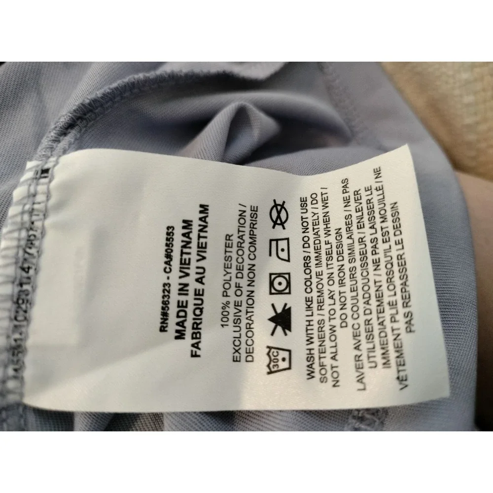 New Without Tags Women's Nike Dri-FIT Training T-Shirt Indigo Haze Purple Gray S